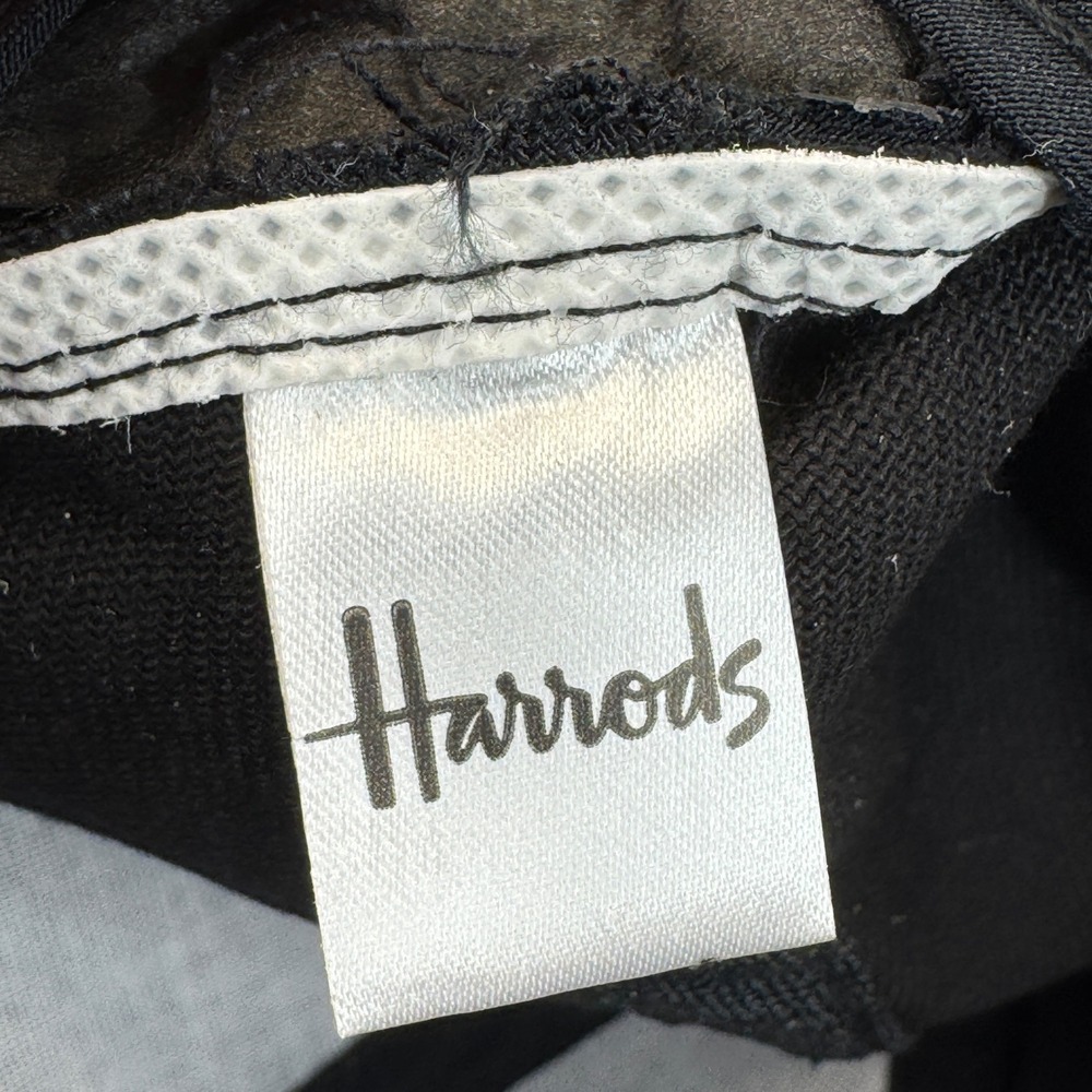 Harrods St Andrews Old Course Golf Hat‎ OS Black Gold Crest Suede Bill Scotland - Picture 3 of 8